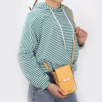 Prekės Dizaineris Mažų Pečių Maišą Moterų Pu Odos Telefoną Kišenėje Kortelės Rankinėje Ponios Mini Crossbody 