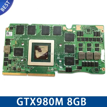 Prekės NAUJA ASUS G750J G750JY G750JYA GTX 980M GTX980M N16E-GX-A1 8 gb DDR5 VGA Video Grafikos plokštės 3D Bandymo