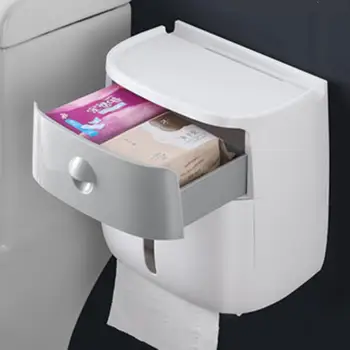 Prie sienos tvirtinamas tualetinio popieriaus laikiklis plastikinis balionėliai multi kūrybos tualeto ritinėlio laikiklis vonios kambarys dvigubo popieriaus, audinių langelį