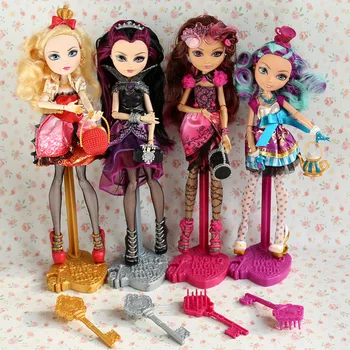 Princesė lėlės, mergaičių žaislai, gimtadienio dovanos, 12 bendras lėlės