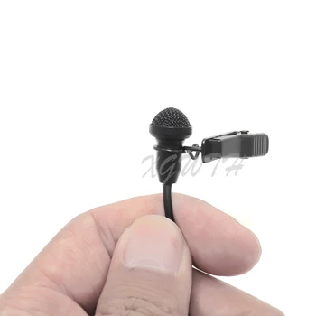 Profesija Clip-on Atvartas Lavalier Microphone Bžūp 3.5 mm Jack Male Varžto Jungtis UHF Belaidžio ryšio Sistemos BodyPack Siųstuvas