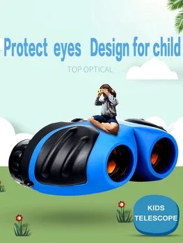 Profesinės Vaikai Žiūronai Profesionalus Galingas Žiūronai Vaikams Teleskopas 8x21 Fiksuotas Priartinimo Nešiojamų Lauko Medžioklės Žygiai