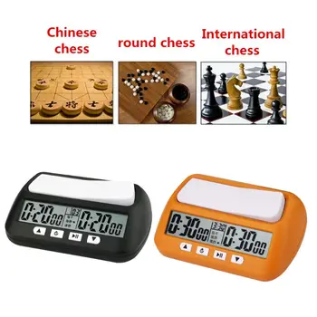 Profesionali Šachmatų Laikrodis Kompaktinis Skaitmeninis Žiūrėti Skaičiuoti Aukštyn Žemyn Laikmatis Elektroninių Stalo Žaidimas, Bonus Konkurencijos Valandų Skaitiklis
