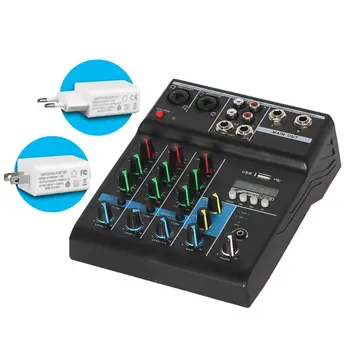 Professional Audio Mixer 4 Kanalų 