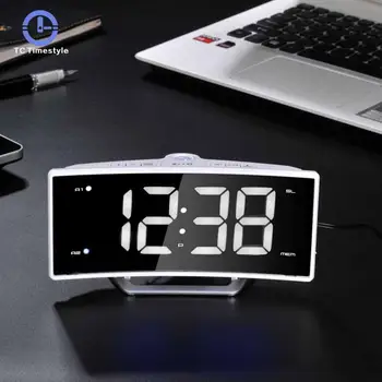Projekcijos Laikrodis Su Laiko Projekcija FM Radijo žadintuvai LED Skaitmeninės Elektronikos Lentelė Signalą Žiūrėti Projektorius