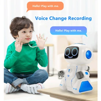 Protingas Dialogas Kelio Atlikite Balso Kontrolės Robotas, Balso Įrašymo Funkcija, Muzikos Ir Šokių Anti-Rudenį Režimas Papasakoti Istoriją, vaiko Įspūdį Žaislas