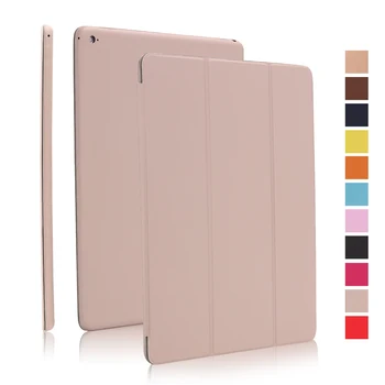 PU odos atveju iPad 4 Oro 10.9 colių 2020 Trifold Magnetinio Smart Cover iPad 