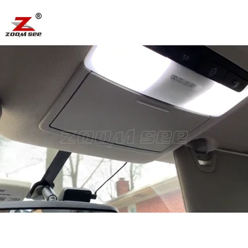 Puikus Klaidų Baltas LED Interjero Žemėlapis Dome + Licenciją plokštelės + Atvirkštinės atsarginės elektros lempučių rinkinys, Skirtas 2019 M. Visi Nauji Nissan Altima