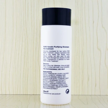 PURC Brazilijos keratino 12% formalino 300ml keratino gydymas&100ml valymo šampūnas plaukų tiesinimo plaukų priežiūros rinkinys