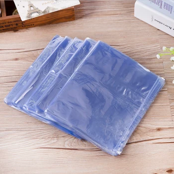 Pvc šilumos susitraukiančių krepšiai/ Skaidrus Membrana Plastiko Kosmetikos Pakavimo krepšiai/ susitraukiantis plastikas dėklas