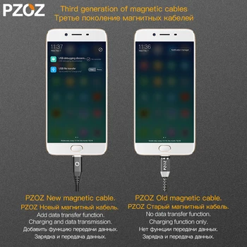 PZOZ magnetinio micro usb greito įkrovimo c tipas-c kabelio iphone magnetas įkroviklio laido adapteris, 