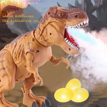 Pėsčiomis Elektros Srove Dinozaurų Vaikams, Žaislai Mechaninė Balso Tyrannosaurus Rex Dinozaurų Kiaušinių Dinozaurų Pasaulis