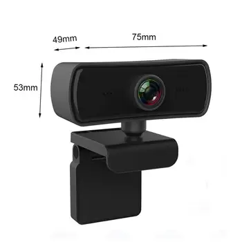 Q18 QHD 2K USB Kamera, Auto-focus, 30 k / s Transliacijos Kompiuterio Kamera su Mikrofonu 