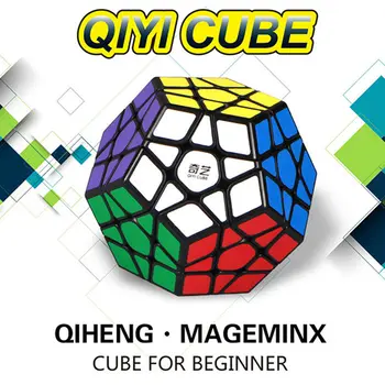 QIYI 3x3 Megaminxeds Kubas 3x3x3 Qiheng Magic Cube 3Layers Greitis Kubo Profesinės Dėlionės, Žaislų, Vaikai, Vaikams, Dovanų Žaislas