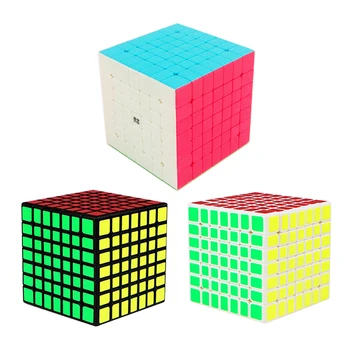 QiYi Rubbik Magic Cube 2x2x2 3x3x3 4x4x4 5x5x5 6x6x6 7x7x7 Lipdukas Cubo Magico Greitis Puzzle Game Cube Žaislai Vaikams, Pradedantiesiems