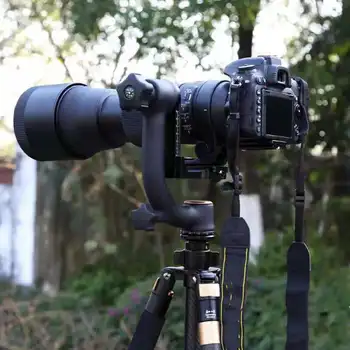 QZSD Kamera Gimbal Trikojo Galva Didelė Apkrova teleobjektyvą 1/4 Varžtas 48mm Skersmens Greito Atleidimo Plokštė