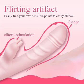 Rabbit Vibratorius skirtas Moteriai G Spot Makšties Klitorio Stimuliatorius Masturbator Dildo Vibratorius Suaugusiųjų Sekso Žaislai Moteris Suaugusiųjų Sekso parduotuvė