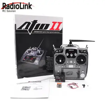 Radiolink AT10II 12CH RC Siųstuvas ir Imtuvas R12DS 2.4 GHz DSSS&FHSS Skleisti Radijo Nuotolinio valdymo pultelis RC Drone/Fiksuoto Sparno