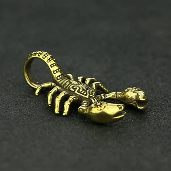 Rankų Darbo Kieto Vario Skorpionas Dekoratyviniai Metalo Stalo Dekoro Retro Animial Amatų Duomenys Kūrybos Skorpionas Skulptūra 2020 Naujas
