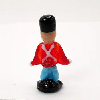 Rankų darbo Miniatiūrinės Stiklo apsaugas Figūrėlės Rankdarbių Mielas Animacinių filmų skaičius sargybinis dizaino vaizdą Vaikų dovanos, Namų Dekoro Ornamentu