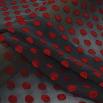Raudona banga punkte sudegė aksomo audinio suknelė ткань хлопок ткани heidi bazin riche getzner afrikos фатин tissu telas tissus 