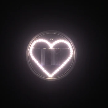 Raudona Širdis Saulės energija varomas metro Sodas šviesos Kraštovaizdžio puošmena Vandeniui naktį lempos Vejos dekoracija Kelias,Kiemas