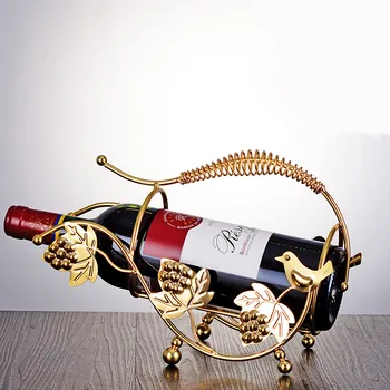 Raudonojo vyno stovas papuošalai šiuolaikinės paprastas šalies komercinių Europos kūrybos vyninės vynas display rack rack vyninės