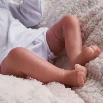 RBG Reborn Baby Doll, 17 Colių Gyvas Naujagimis Miega Akių-Uždara Baby Soft Vinilo Lėlės Reborn Baby Dovanų Žaislas Vaikams