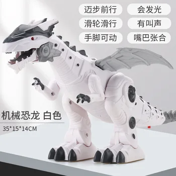 RC Dinozaurai Robotas Žaislas Elektroninių Pėsčiomis Pterosaurs Garso Animacinių filmų Gyvūnų Modelio Žvalgybos Nuotolinio Valdymo Žaislas Vaikams