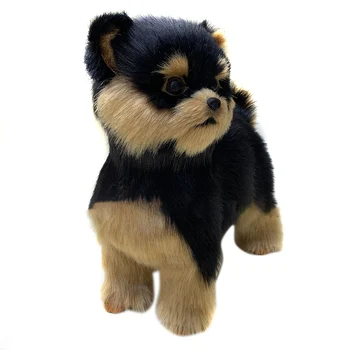 Realus Yorkie Šuo Modeliavimas Žaislas Šuo Šuniukas Gyvas Įdaryti Kompanionas Žaislas Šunelis Rankų Darbo Lašas Laivybos