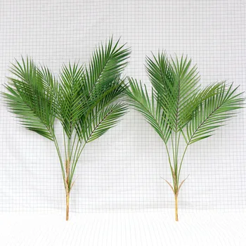 Reitingas dirbtinių augalų Palmių lapų dirbtinės netikrą žaliųjų augalų santuoka, vestuvės, Kalėdos, namų puošybai 