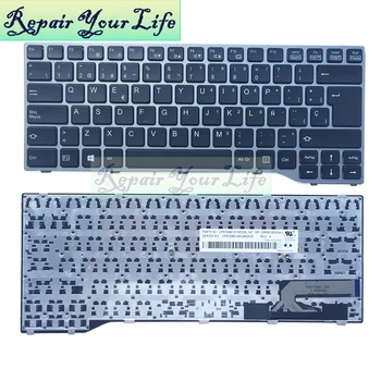 Remontas Jums Gyvenime ispanijos Nešiojamojo kompiuterio Klaviatūra Modelis MP-12R86E06D854W FUJITSU LIFEBOOK T725 T726 SP klaviatūra