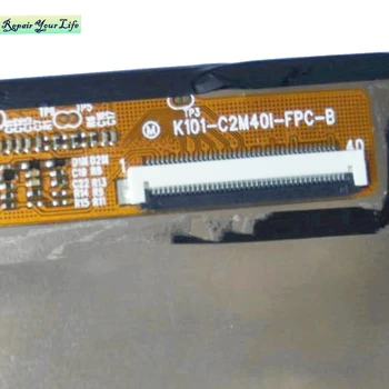 Remontas Jums Gyvenimo K101-C2M40I-FPC-B LCD Pakeisti planšetinio kompiuterio vidinio ekrano greitas pristatymas nemokamai įrankiai