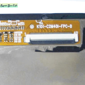Remontas Jums Gyvenimo K101-C2M40I-FPC-B LCD Pakeisti planšetinio kompiuterio vidinio ekrano greitas pristatymas nemokamai įrankiai