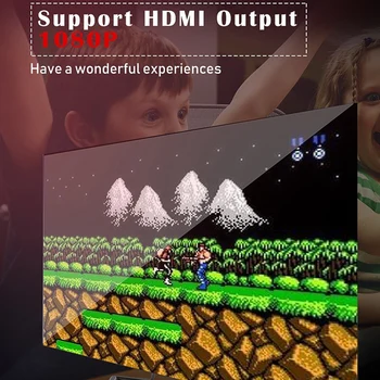 Retro Žaidimų Konsolę HDMI HD NE Konsolės Klasikinių Žaidimų Konsolės Built-In Šimtai Klasikinis Video Žaidimai-JAV Plug