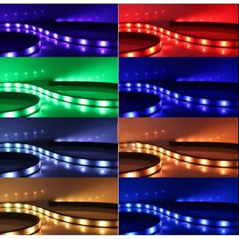 RGB Daugiaspalvis Lankstus Teka Automobilio LED Šviesos Underglow Underbody Vandeniui Vamzdžių Sistema, Neoninės Šviesos Atmosfera