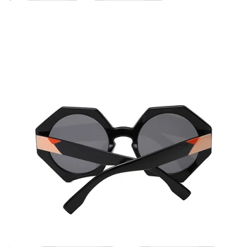 RHAMAI Negabaritinių Akiniai nuo saulės Moterims 2020 Daugiakampiai Sunglass Ponios Prabangos Prekės Vintage Dideli Rėmeliai, Saulės akiniai, Moteriška Tendencija Akiniai