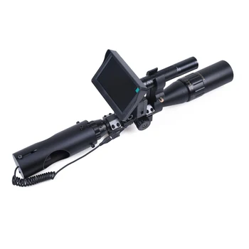 Riflescope Naktinio Matymo Optika Regos Taikymo sritys Taktinis 850nm Infraraudonųjų SPINDULIŲ LED Ekranas Naktinio Matymo Medžioklės taikymo Sritis Fotoaparatas