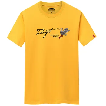 Riinr vyriški marškinėliai Vasaros Mados Retro Laišką, Print T-shirt Homme Atsitiktinis Trumpas Rankovės O-kaklo Brand T-Shirt Vyrai Viršūnes Tees
