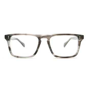 Robertas Downey geležinis Žmogus Rėmo akiniai Aikštėje Viršuje Acetato Rėmelis akiniai Juoda Priežastinis Akiniai