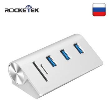 Rocketek multi usb 3.0 hub 3 port adapteris, splitter Galia Sąsaja, SD/TF Kortelių Skaitytuvą, skirtą 