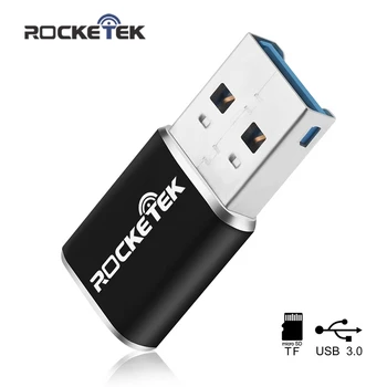 Rocketek usb 3.0 multi atminties otg telefono kortelių skaitytuvas 5Gbps Aliuminio adapteris iš TF micro SD pc kompiuteris, nešiojamas priedai