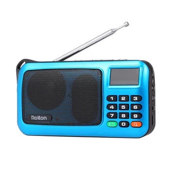 Rolton W405 Nešiojamas Mini FM Radijo PC Speaker Music Player, USB TF Kortelę su LED Ekranas HiFi Stereo Imtuvas Skaitmeninis FM Radijo