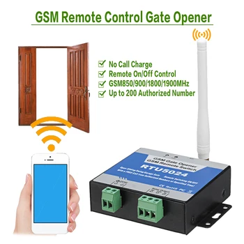 RTU5024 GSM Vartų Atidarymo Rėlę Įjungti Belaidžio Nuotolinio Valdymo Durys Prieigos Jungiklis Durų Atidarytuvas Nemokamai Skambinti 850/900/1800/1900MHz
