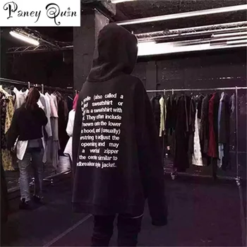 Rudenį ilgai B-F stiliaus hoodies laišką pora hoodie streetwear negabaritinių moterų hoodies nuo peties harajuku hoodie girrls