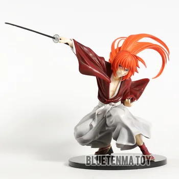 Rurouni Kenshin Meidži pėstininkas su kardu Romantiška Istorija Kenshin Himura Supakuota PVC Anime Veiksmų Skaičiai Modelio Lėlės, Žaislai, Dovanos