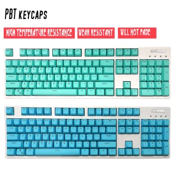 Rusų/anglų Languag PBT Keycaps Įvairių Spalvų Pasirinkimas Cherry MX Mechaninė Klaviatūros Klavišą Bžūp Jungikliai 108 Keyscaps