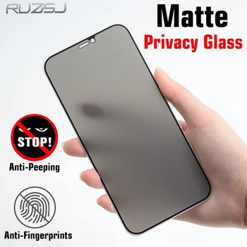 RUZSJ Anti Akinimo Matinis Grūdintas Stiklas iphone 12 Pro max 11 pro Xr Screen Protector, iphone Xs Max 7 8 Plius Matinis stiklas