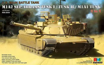 Ryefield-Modelis 1/35 5004 MUMS MBT M1A2 Sep Tuskas I/II/M1A1 w/ Veikiančius Kelio