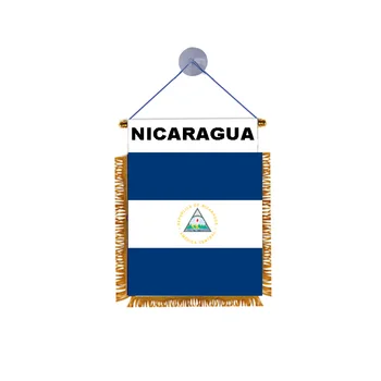 RYTE užsakymą Nikaragva nacionalinės vėliavos aukštos kokybės dėmių automobilių langų klijuoti keistis vėliava